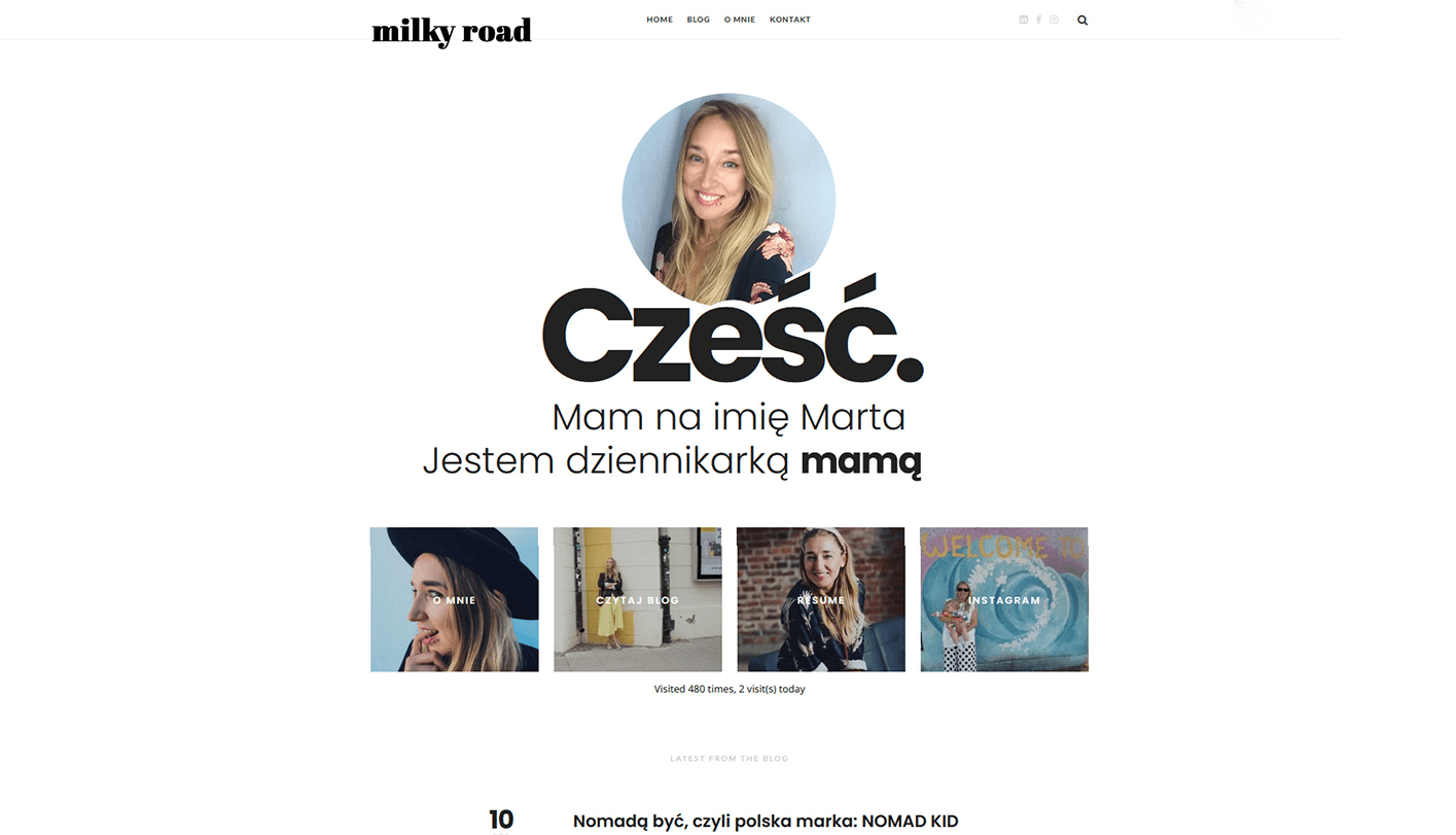 blogger website pixiedust webdesign portfolio